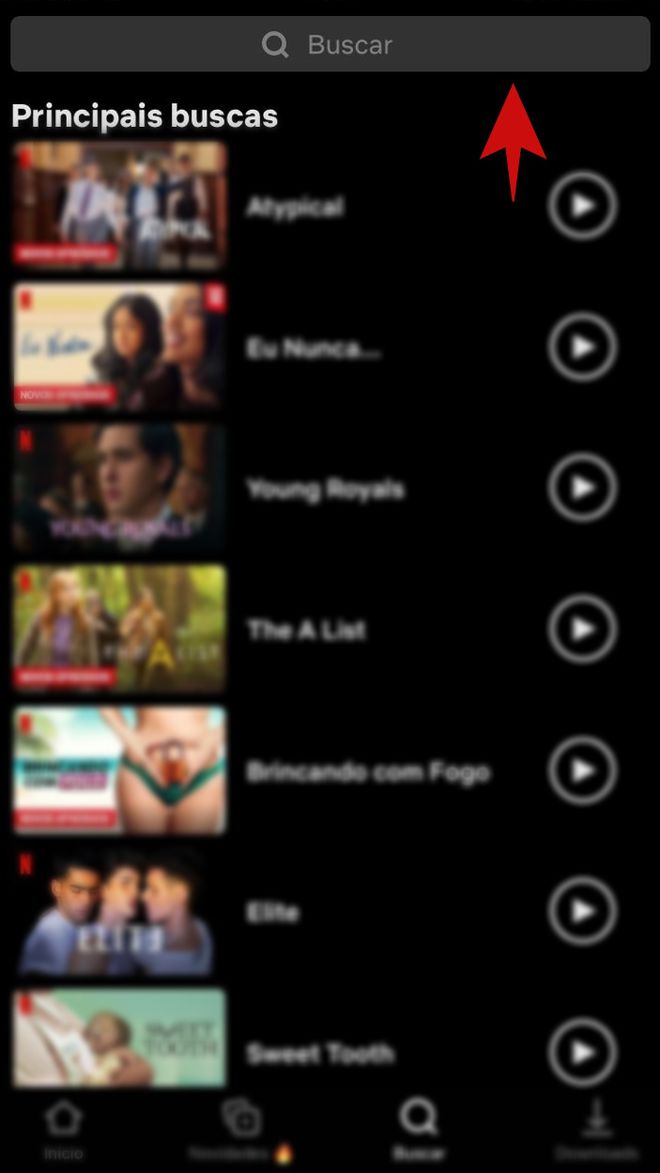 A Netflix ainda permite que os assinantes realizem buscas a partir do código de cada produção. (Imagem: Kris Gaiato/Captura de tela)