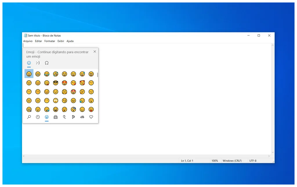 Como colocar emoji no PC