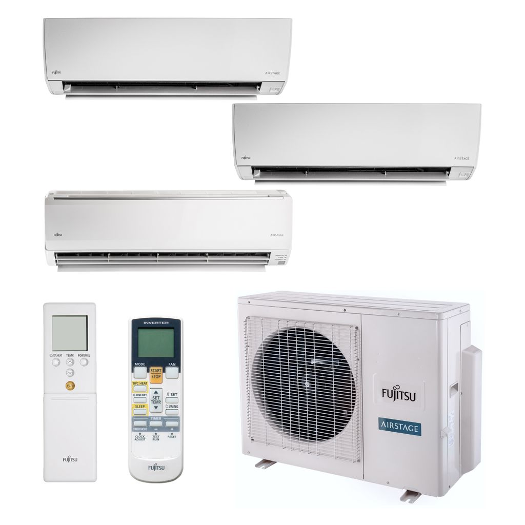 sistema multi split fujitsu