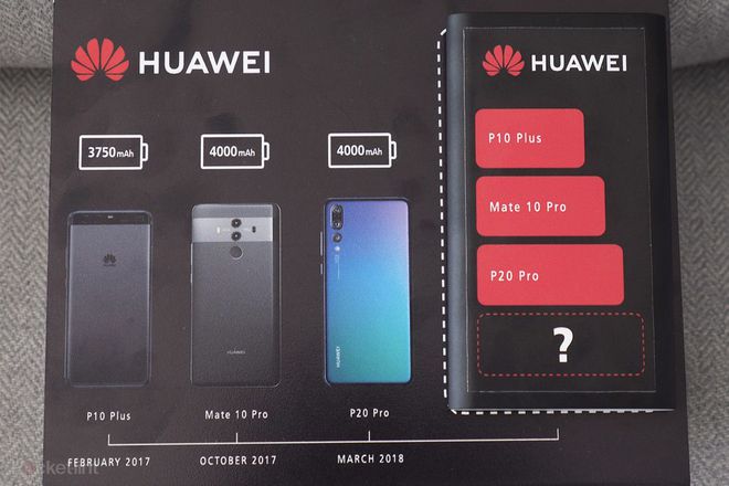 Huawei Mate 20 Pro terá bateria mais robusta que seus antecessores
