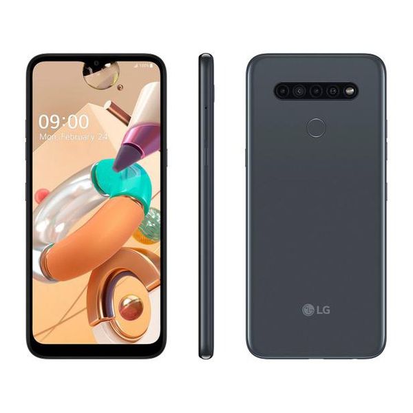Smartphone LG K41S 32GB Titânio 4G Octa-Core - 3GB RAM 6,55” Câm. Quádrupla + Selfie 8MP