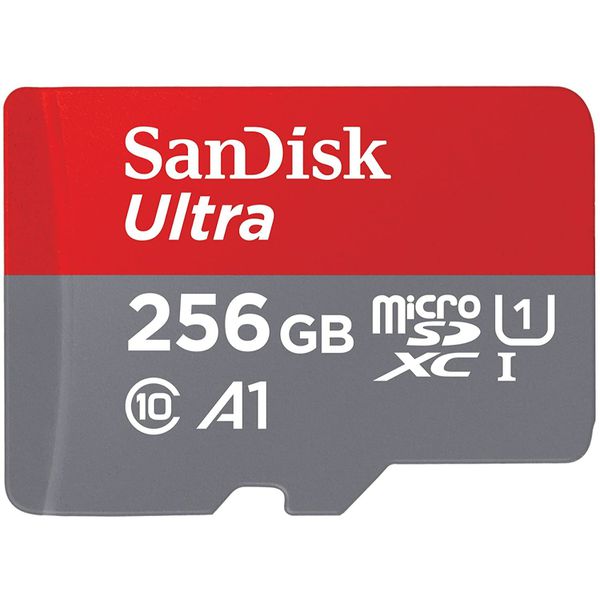 Cartão Micro SD SanDisk Ultra com Adaptador 256GB