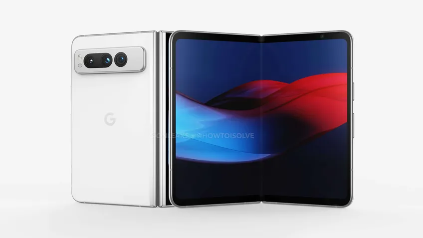 Google Pixel Fold  imagens refor am detalhes do dobr vel com tamanho compacto - 96