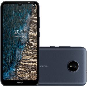 Smartphone Nokia C20 32GB 2GB RAM Tela de 6,5 Pol. Câmera Traseira 5MP Azul – NK038