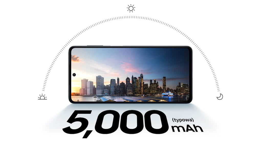 Os 5.000 mAh do Samsung Galaxy M52 5G são suficientes para um dia inteiro de uso moderado (Imagem: Divulgação/Samsung)