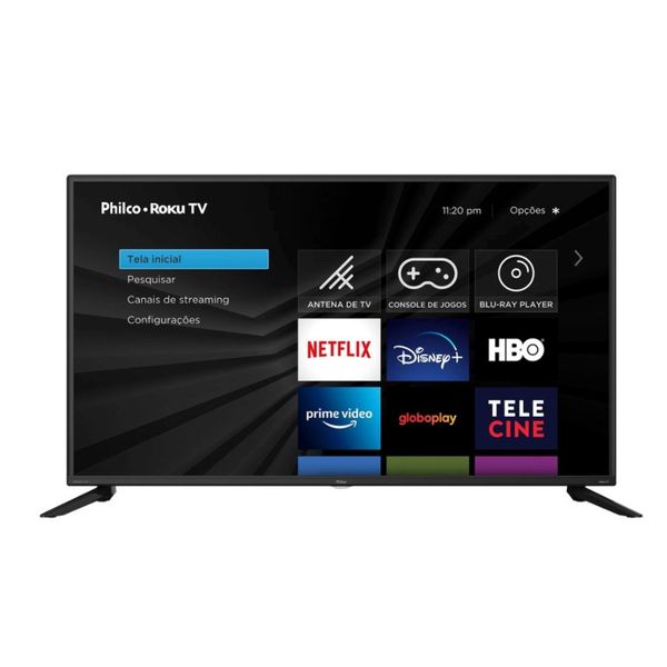 Smart TV Philco 42" Roku LED Full HD - 42G52RCF com App Mobile 3 Hdmi 2 Usb Wifi Dolby Audio [CUPOM]