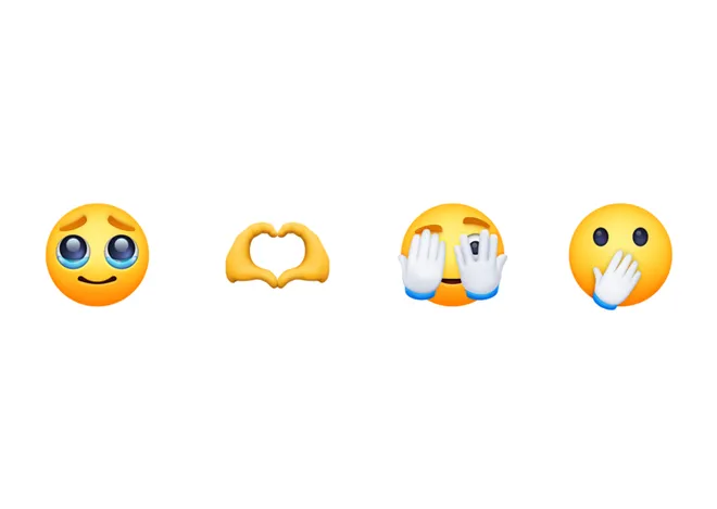 Esses são os emojis novos mais usados por brasileiros (Imagem: Reprodução/Meta)