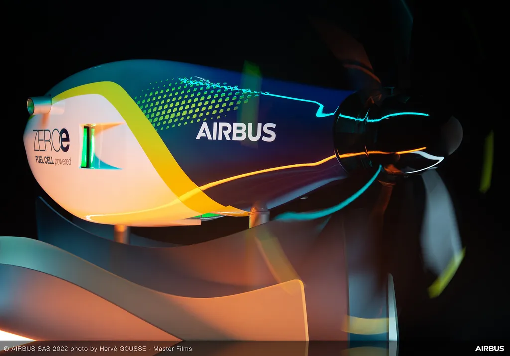 Primeiro protótipo de motor a hidrogênio da Airbus é mostrado ao mercado (Imagem: Divulgação/ Airbus)