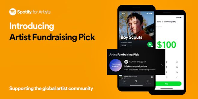 Spotify lança campanha de arrecadação para ajudar músicos em tempos de COVID-19