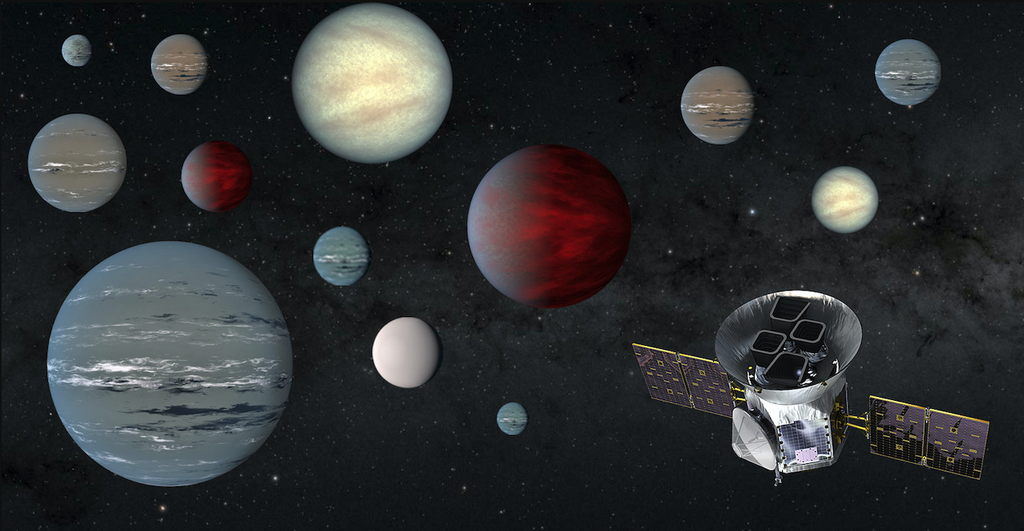 Lançado em 2018, o TESS concluiu sua missão primária com mais de 2.100 candidatos a exoplanetas confirmados (Imagem: Reprodução/NASA/JPL-Caltech)