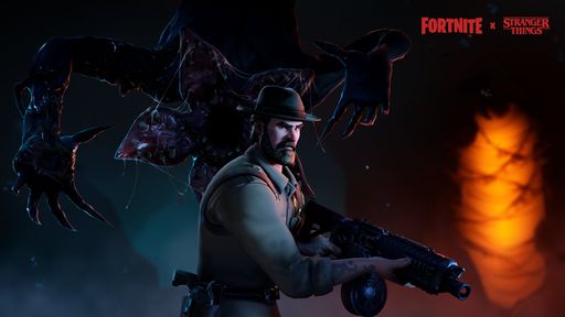 Crossover de Stranger Things e Fortnite tem skins de Chief Hopper e Demogorgon