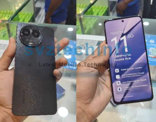 Realme 11 5G chegará à Índia com câmera de 108 MP