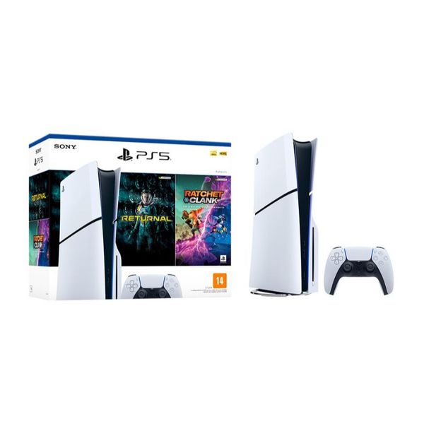 Console Sony PlayStation 5 Slim + 2 Jogos