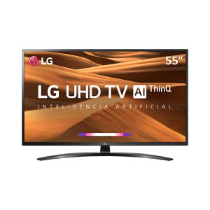 Smart TV LED 55" LG UM7470 Ultra HD 4K HDR Ativo, DTS Virtual X, Inteligência Artificial, ThinQ AI, WebOS 4.5 [CUPOM DE DESCONTO]