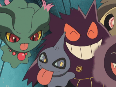Pokémon Fantasma no anime (Imagem: Reprodução/The Pokémon Company)