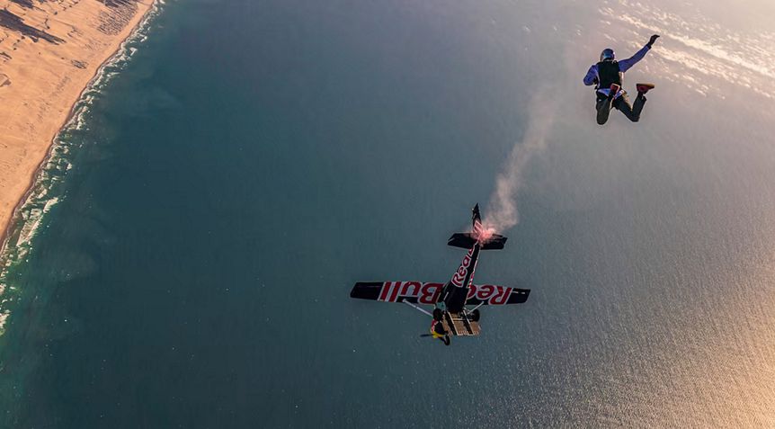 Red Bull: Troca da avião Red Bull: Troca da avião