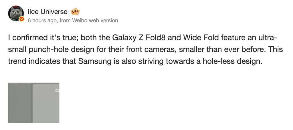 vazamento celular dobrável samsung câmera