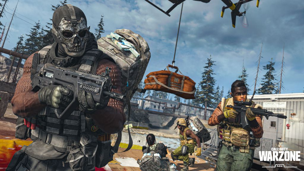 Mapas enormes de Battle Royales como Call of Duty: Warzone são encarados com facilidade. (Imagem: Divulgação/Activision Blizzard)
