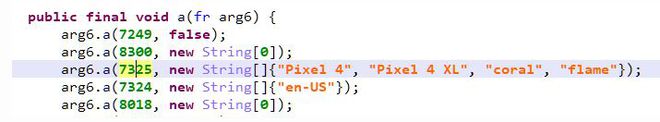 Código do app Google que confirma os codinomes do Pixel 4 e do Pixel 4 XL (Imagem: 9to5Google)