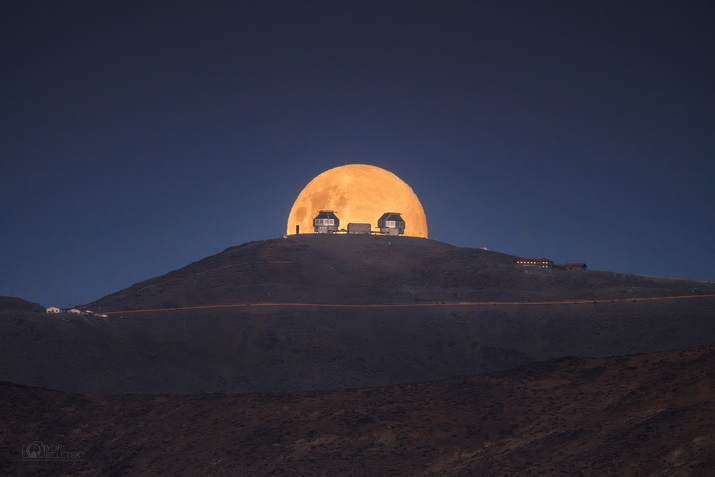 Lua cheia e Observatório Las Campanas