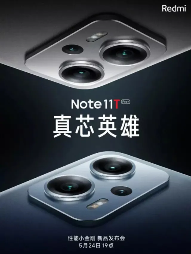 Redmi Note 11T Pro e Pro Plus já ganharam teasers (Imagem: Reprodução/Xiaomi)