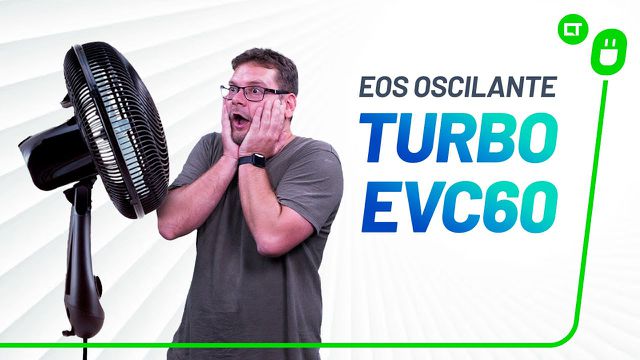Ventilador de coluna EOS oscilante turbo EVC60: não é para casa pequena