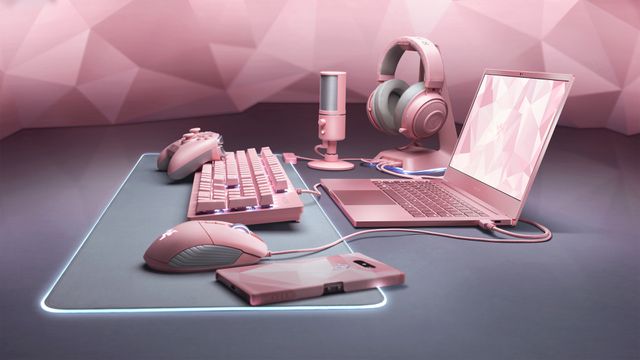 Razer expande linha Quartz com ainda mais aparelhos na cor rosa