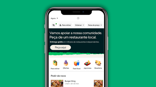 Como usar o PayPal no Uber Eats
