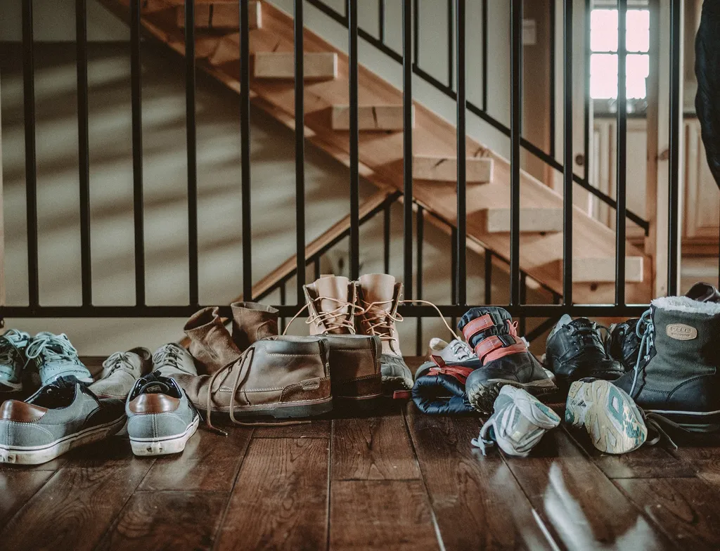 Tirar os sapatos antes de entrar em casa te livra de diversas bactérias (Imagem: Willmilne/Envato Elements)