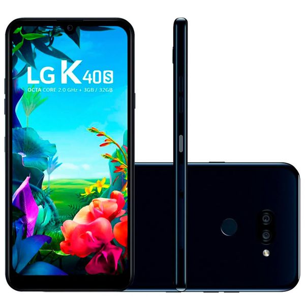 Smartphone Lg K40S Lmx430Bmw 32Gb Preto [BOLETO]