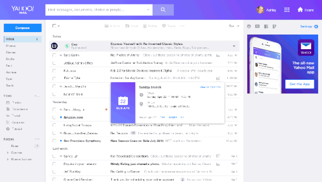 Yahoo Mail ganha novo design e melhorias de desempenho
