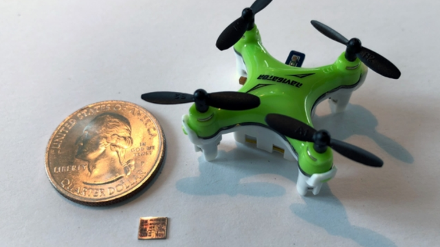 MIT cria chip do tamanho de uma unha para drone pequeno como uma moeda