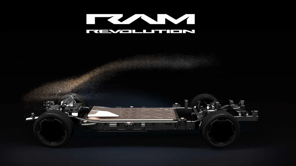 RAM elétrica deve ter autonomia de até 800 km por carga (Imagem: Divulgação/Stellantis)