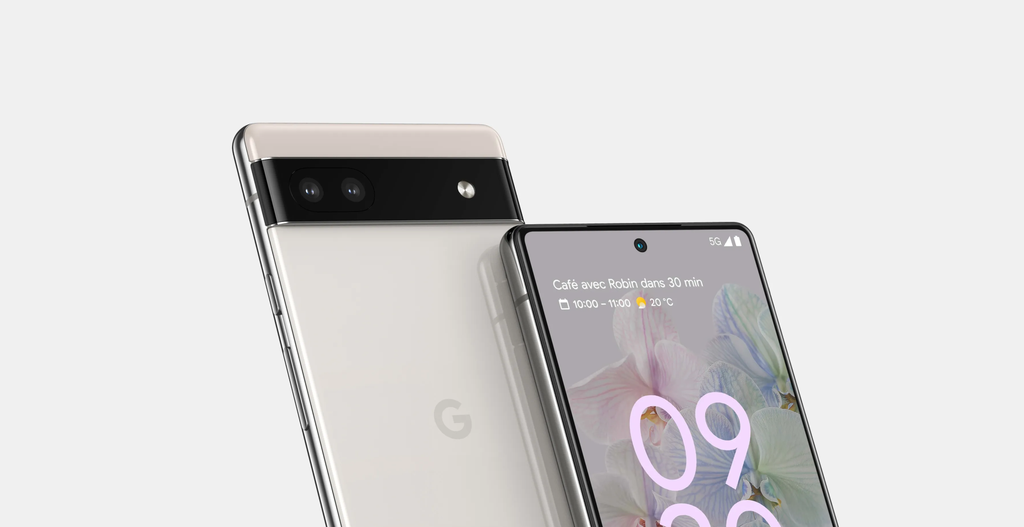 Pixel 6a terá visual semelhante aos celulares já apresentados pelo Google, mas com construção em plástico (Imagem: Twitter/@OnLeaks)