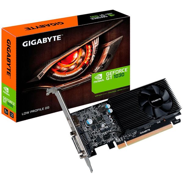 Placa de Vídeo Gigabyte NVIDIA GeForce GT 1030 2G, GDDR5 [NO BOLETO]