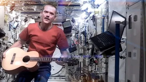 Astronauta lança primeiro videoclipe feito no espaço 