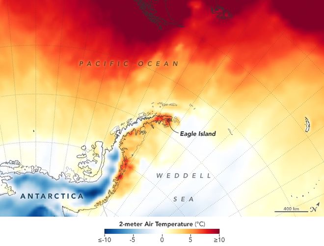 Imagens impressionantes mostram rápido derretimento de gelo na Antártida