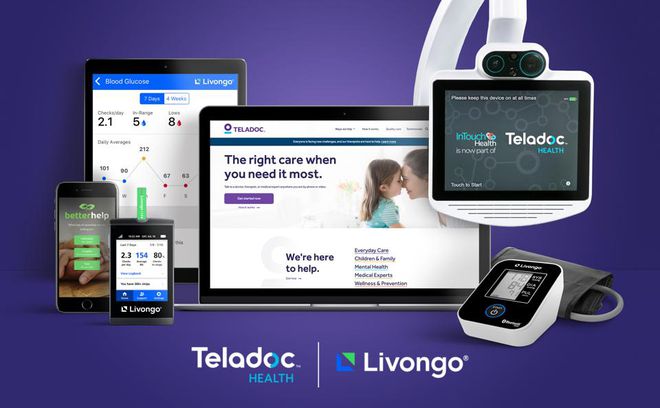 Fusão entre Teladoc e Livongo: empresas de saúde nos EUA investem forte em telemedicina (Imagem: Livongo)