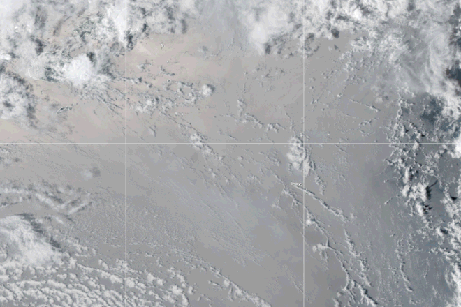 Cientistas estimam que a nuvem de cinzas liberada pelo vulcão de Tonga tenha alcançado a estratosfera, a 39 km de altitude (Imagem: Reprodução/NASA)