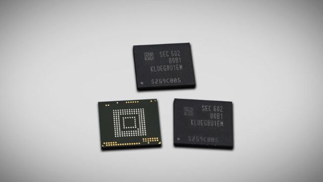 Samsung inicia produção em massa de chips de 256 GB para smartphones