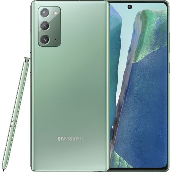 Smartphone Samsung Galaxy Note 20 256GB Dual Chip Android 10.0 Tela 6.7" Octa-Core 5G Câmera Tripla 12MP+64MP+12MP - Mystic Green no Shoptime