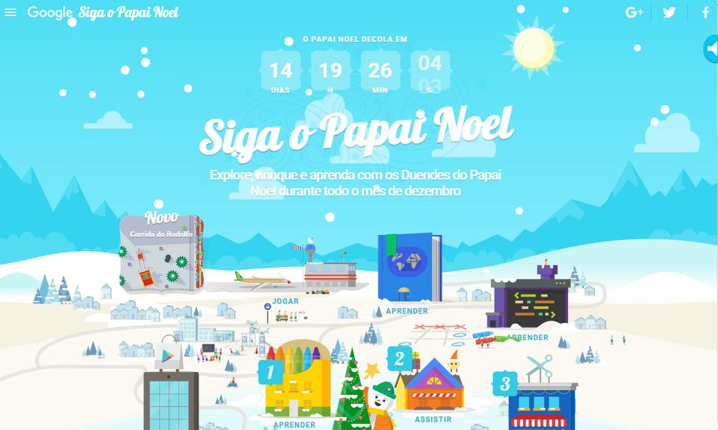 Google traz jogos e desafios natalinos no já tradicional Siga o