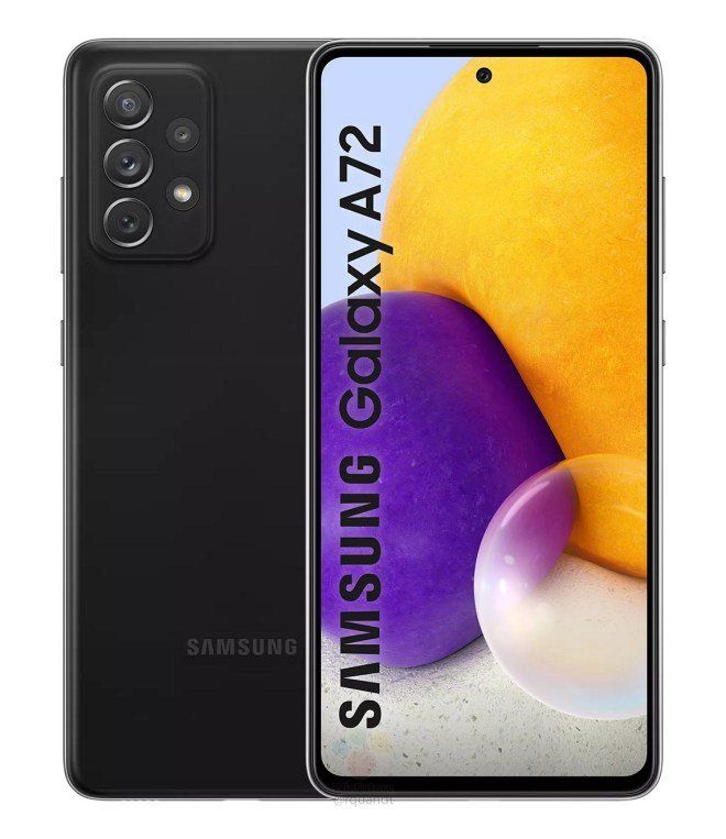 O Galaxy A72 pode acabar sendo uma variante "Plus" do A52 (Imagem: Reprodução/WinFuture)