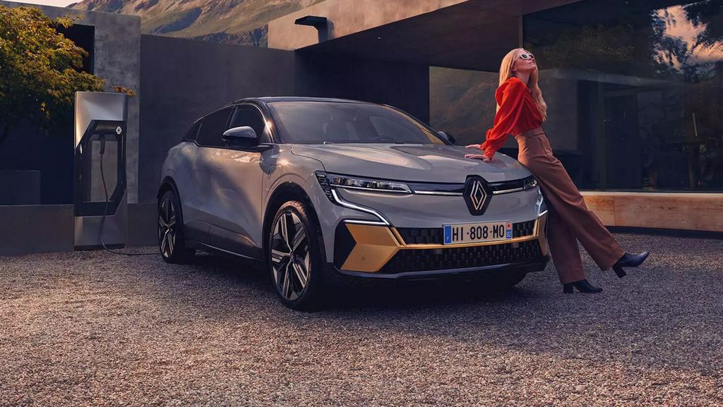 Renault Mégane E-TECH é uma das apostas da marca em carros 100% elétricos (Imagem: Divulgação/Renault)
