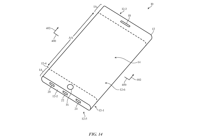 Patente da Apple mostra como seria um iPhone dobrável com tela contínua e sem botões físicos