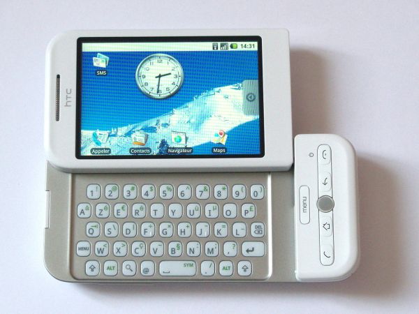 HCT Dream foi o primeiro celular com sistema Android - (Imagem: Reprodução/Wikipédia)