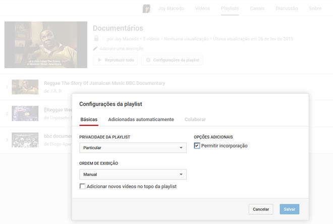 Playlists YouTube Playlists YouTube