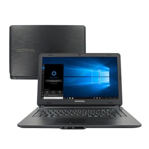 Notebook Compaq Intel Core i3-5005U 4GB HD 500GB Tela 14 Pol. Window 10 Home L470321B
