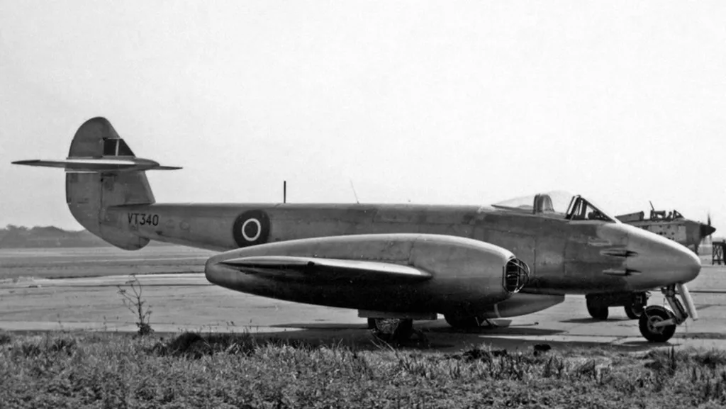 Gloster Meteor foi 1º caça a jato a entrar em operação no Brasil (Imagem: Keith Williamson/Wikimedia Commons)