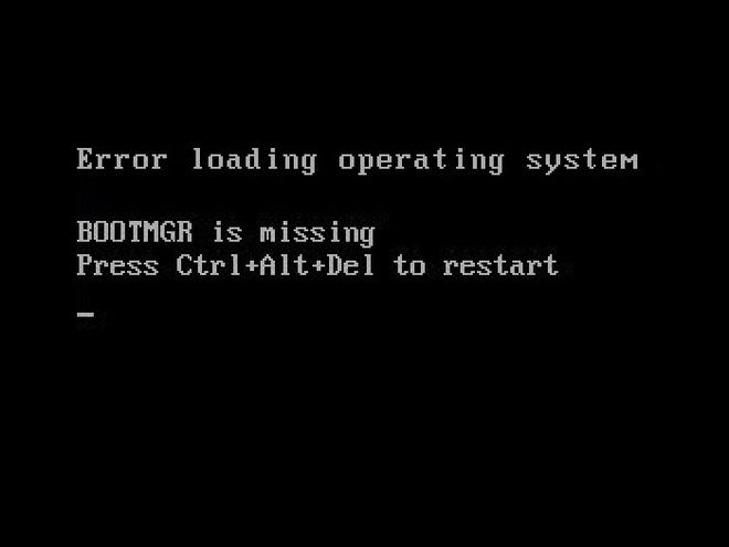 Erro de bootloader na tentativa de inicalizar o Windows em PCs / Imagem: Reprodução